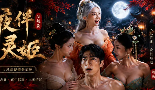夜伴靈姬 巨乳美女每晚用肉體服侍陪伴 深喉口交吞吐 各種姿勢輪換抽插直接被榨乾