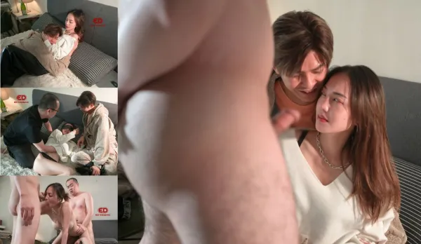 EdMosaic 室內設計師小梓是欲求不滿女友綠帽癖男友找絕倫雞雞朋友一起3P連續射精2發