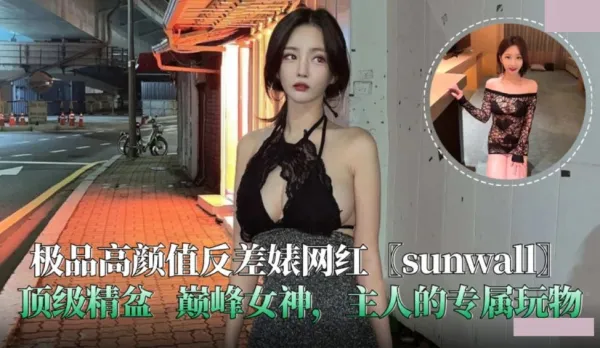 極品高顏值反差婊網紅 sunwall 頂級精盆.主人的專屬玩物