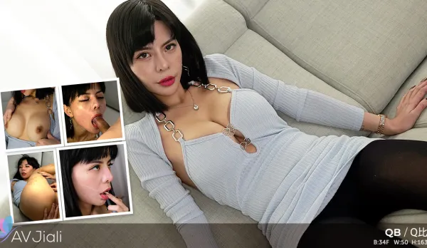 豐滿時尚網紅首次拍攝色情片