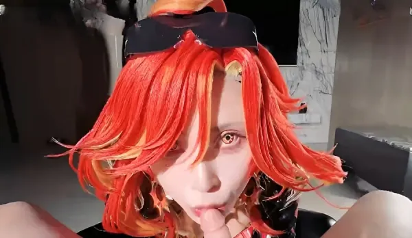 Cos瑪薇卡巨乳白虎饅頭穴中出內射 浵卡