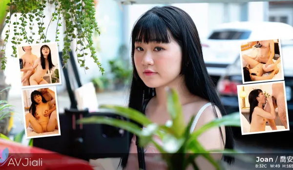 放蕩的串流女主播喬安在鏡頭前和粉絲淫亂