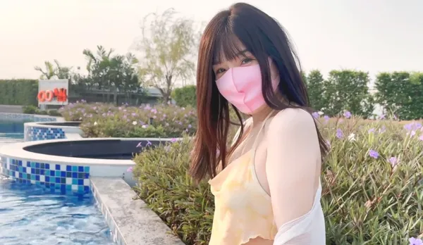 室外泳池露出 室內被內射 萌之乖乖